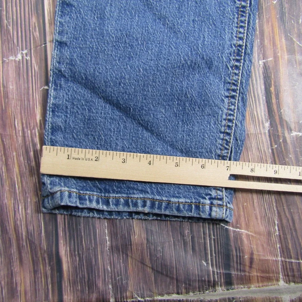 Levi's 541 Athletic Taper Men 33x30 Blue Distressed Stretch Denim Jeans